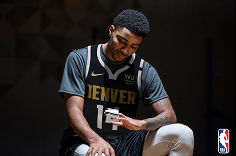 Gary Harris of the Denver Nuggets with Masimo MightySat®
